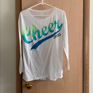 Justice cheer shirt